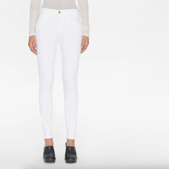 NWT Frame Le High Skinny in Blanc size 31 - Picture 2 of 8